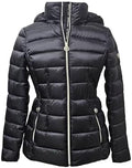 Michael Michael Kors Women's Black Hooded Packable Coat Jacket