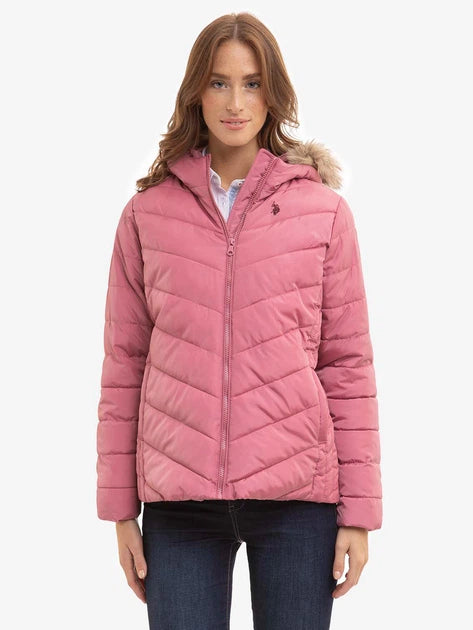Cozy Faux Fur Hooded Puffer Jacket