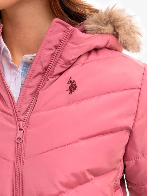 Cozy Faux Fur Hooded Puffer Jacket