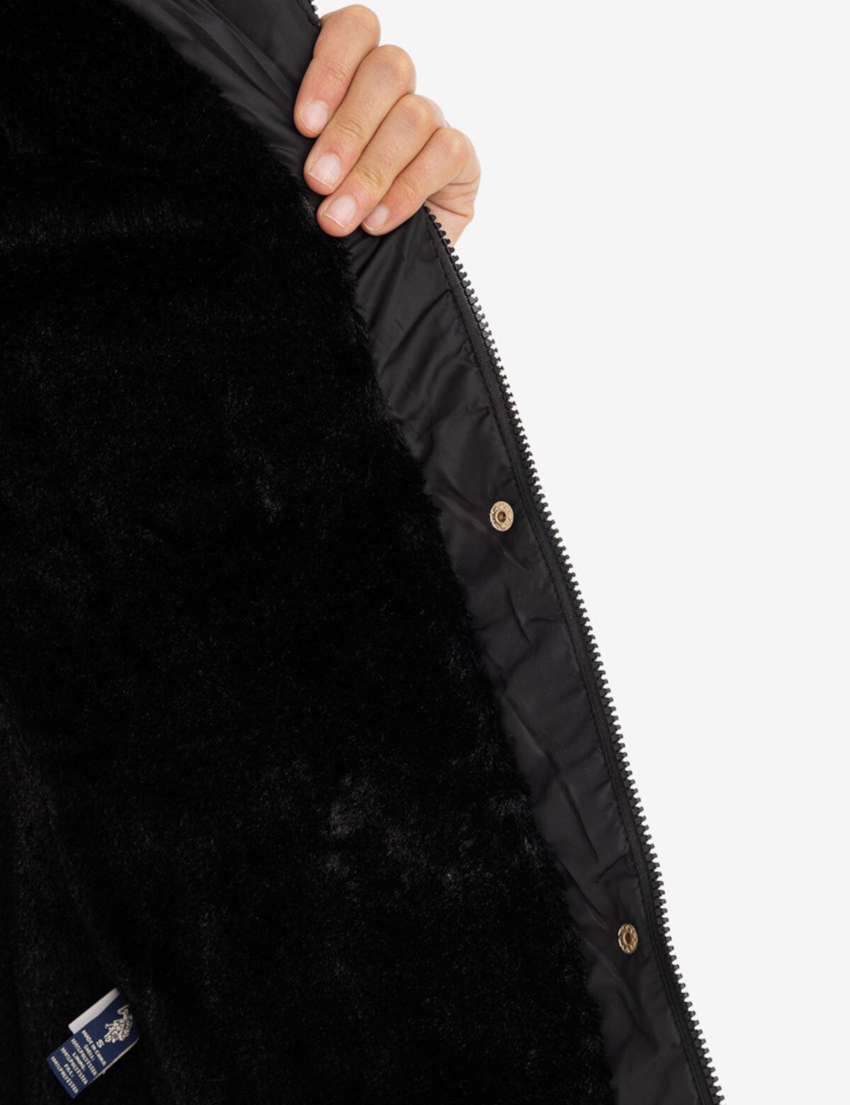 US POLO COZY QUILTED HOODED COAT