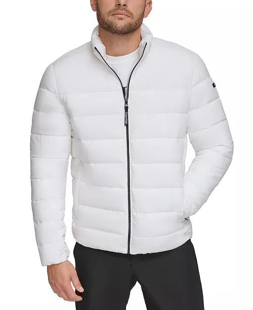 Calvin Klein Men's Quilted Infinite Stretch Water-Resistant Puffer Jacket