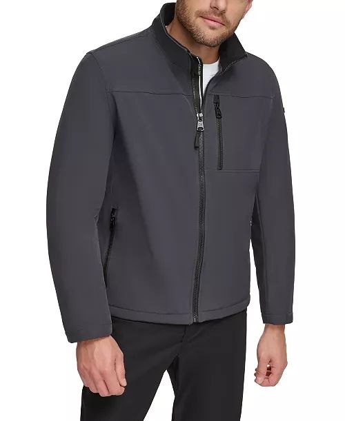Calvin Klien Men's Sherpa Lined Classic Soft Shell Jacket