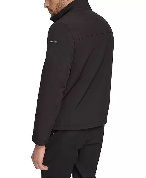 Calvin Klien Men's Sherpa Lined Classic Soft Shell Jacket