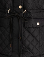 US POLO COZY QUILTED HOODED COAT