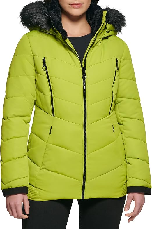 GUESS Women's Guess Women's Midweight Puffer Jacket