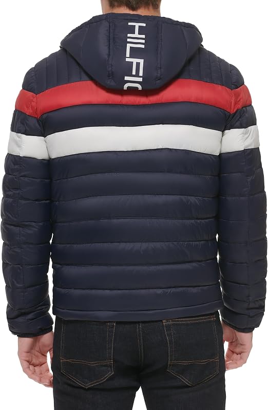 Tommy Hilfiger Men's Water Resistant Ultra Loft Filled Hooded Puffer Jacket (Standard and Big & Tall),