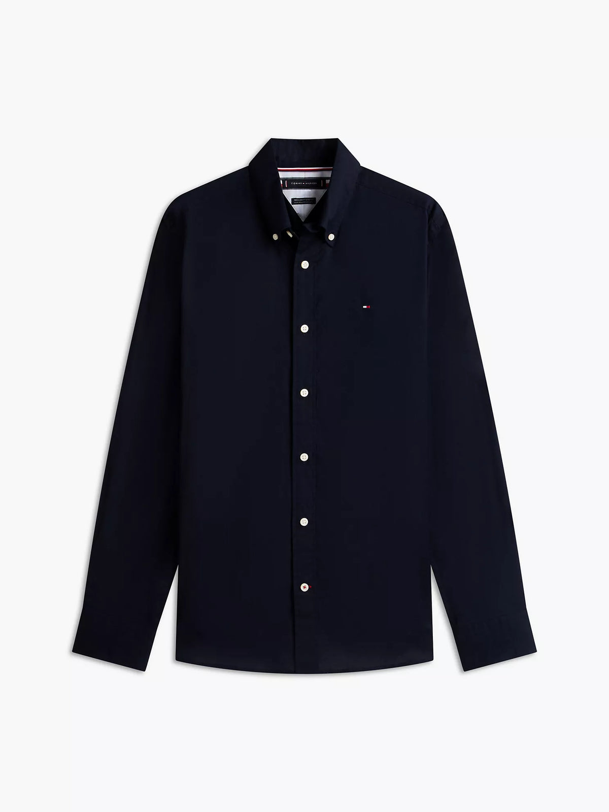 Tommy Hilfiger Navy Blue Regular Fit Oxford Shirt