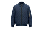 CALVIN KLEIN  Men's Quilted Baseball Jacket with Rib-Knit Trim  Black