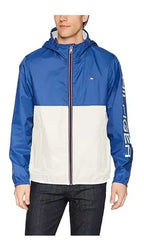 Tommy Hilfiger Men's Lightweight Active Water Resistant Hooded Rain