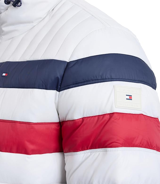 Tommy Hilfiger Mens Water Resistant Ultra Loft Filled Hooded Puffer Jacket