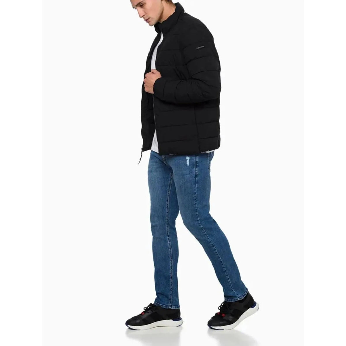 Calvin Klein Men's Quilted Infinite Stretch Water-Resistant Puffer Jacket