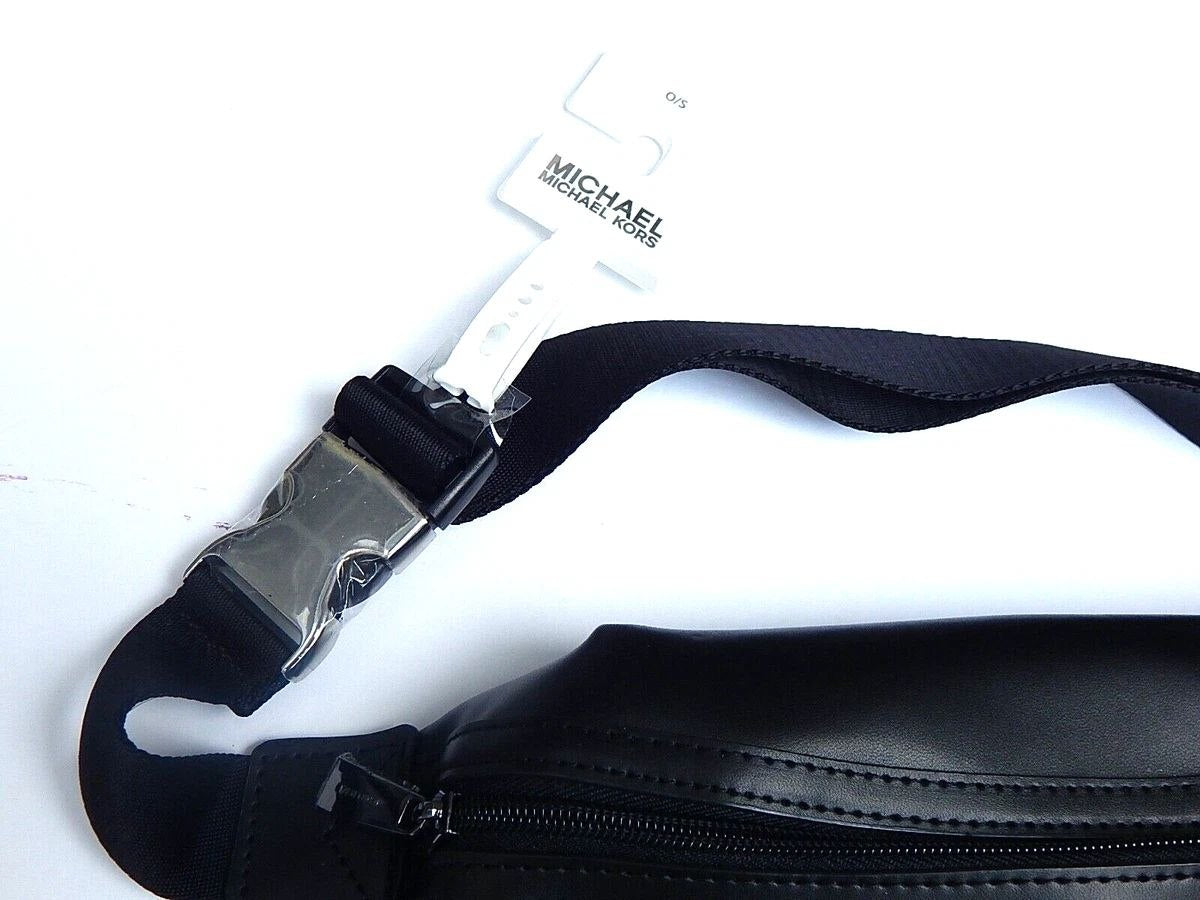 MICHAEL KORS BELT BAG WAIST BAG FANNY PACK BLACK ONE SIZE NEW AUTHENTIC