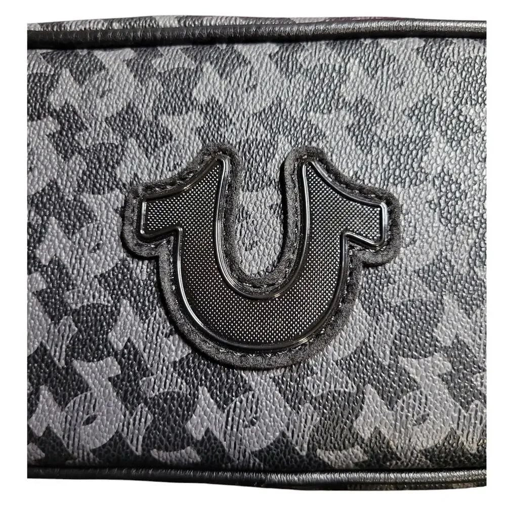 True Religion Toiletry Bag Men's Black/Gray Coda