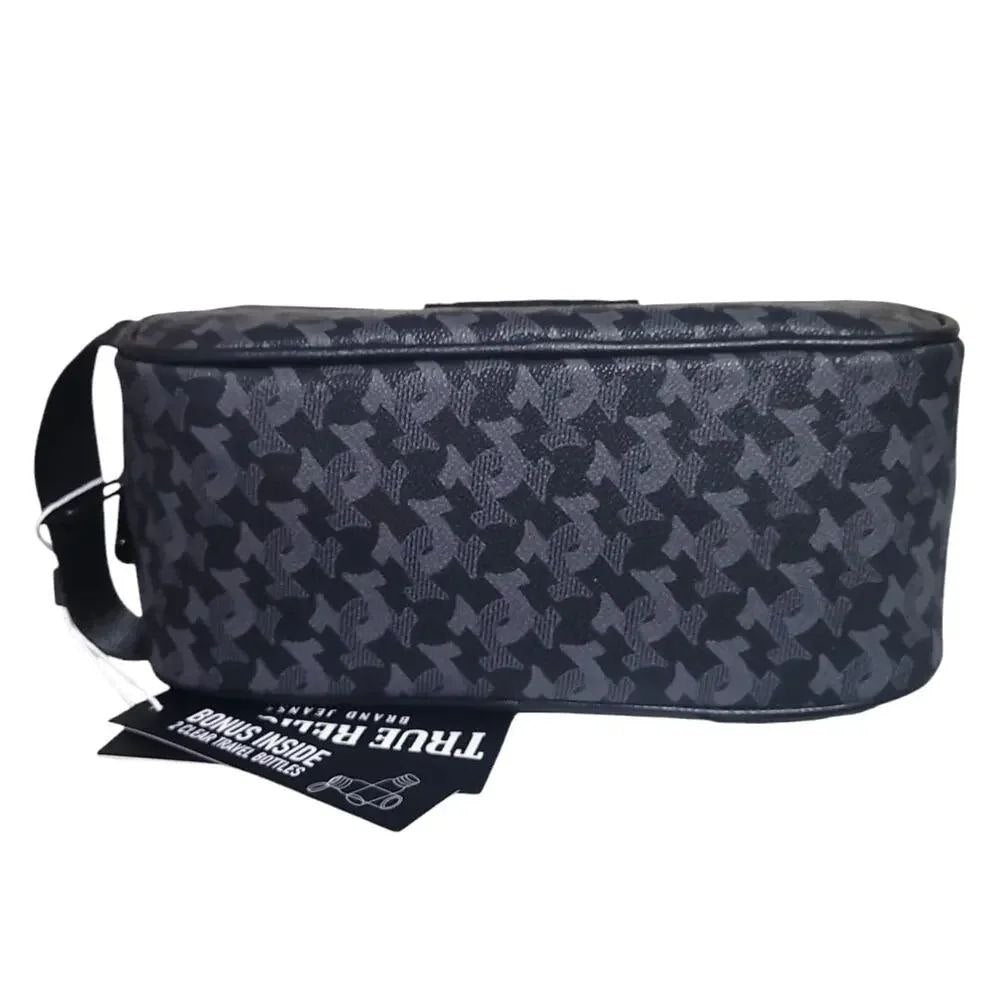 True Religion Toiletry Bag Men's Black/Gray Coda