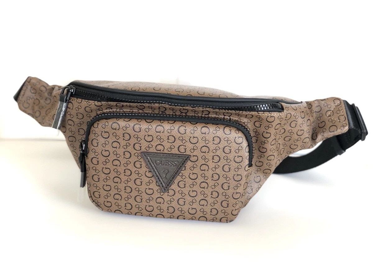 Guess Bum Bag/ Belt Bag Leather Brown Color
