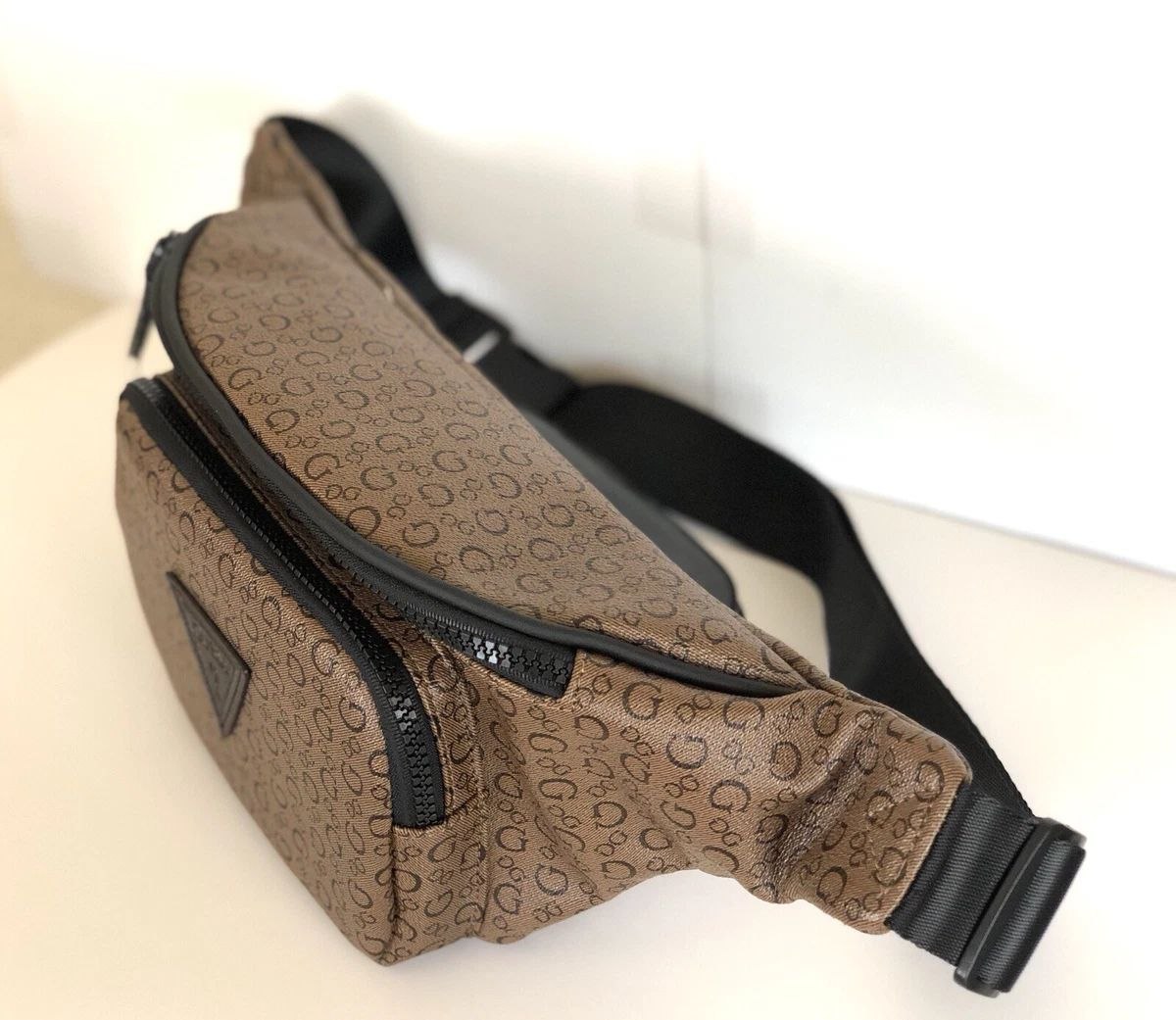 Guess Bum Bag/ Belt Bag Leather Brown Color