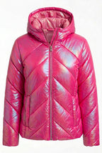 GUESS Women's Belted Softshell-Jacket with Hood