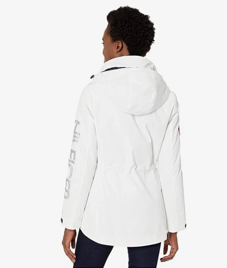 TOMMY HILFIGER Women Anorak Hooded Jacket White